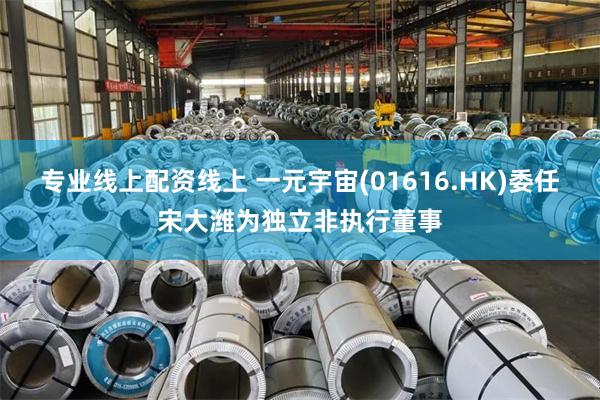 专业线上配资线上 一元宇宙(01616.HK)委任宋大潍为独立非执行董事