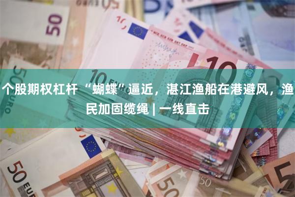 个股期权杠杆 “蝴蝶”逼近,湛江渔船在港避风,渔民加固缆绳 | 一线直击