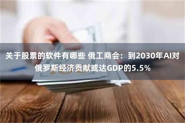 关于股票的软件有哪些 俄工商会：到2030年AI对俄罗斯经济贡献或达GDP的5.5%