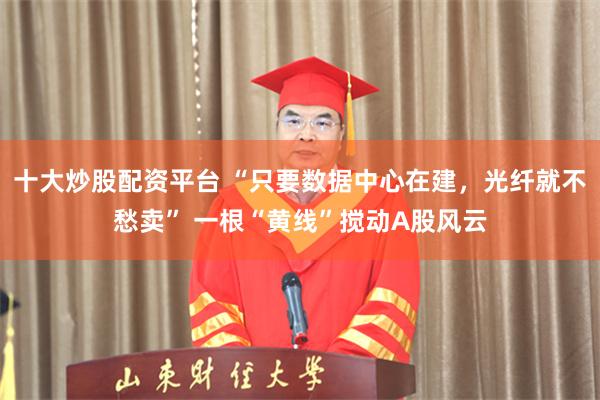 十大炒股配资平台 “只要数据中心在建，光纤就不愁卖” 一根“黄线”搅动A股风云