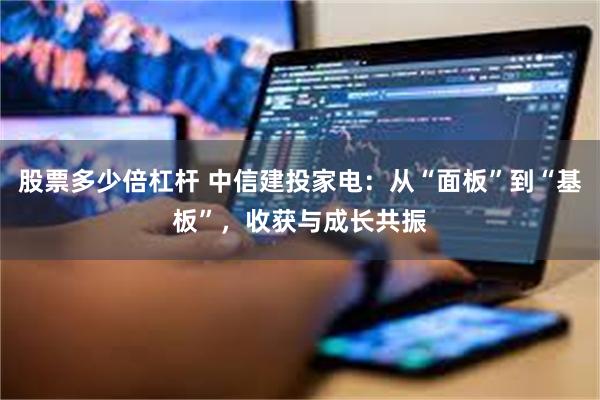 股票多少倍杠杆 中信建投家电：从“面板”到“基板”，收获与成长共振